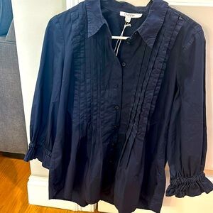 Chicos navy blue blouse